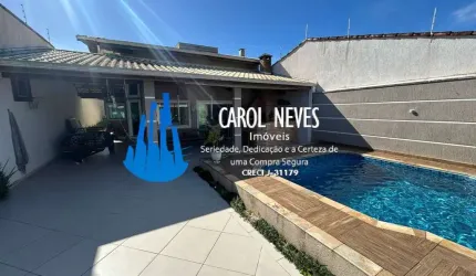 CASA 3 DORMITORIOS 2 SUITES LADO PRAIA FINANCIAMENTO MONGAGUA