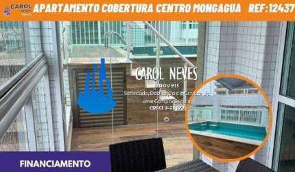 APARTAMENTO COBERTURA 4 DORMITORIOS LADO PRAIA FINANCIAMENTO MONGAGUA
