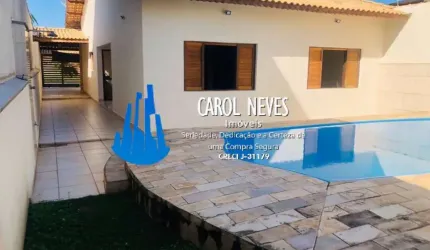 CASA 3 DORMITÓRIOS SUÍTE PISCINA LADO PRAIA FINANCIAMENTO BANCÁRIO ITANHAÉM