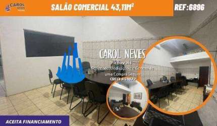 SALÃO COMERCIAL 43,11M² FINANCIAMENTO BANCÁRIO AGENOR DE CAMPOS MONGAGUÁ