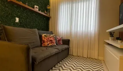 Apartamento 2 dormitórios mobiliado e equipado locação anual