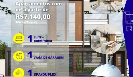 Apartamento 1 Suíte + 1 Dormitório Bairro Fazenda Itajaí SC