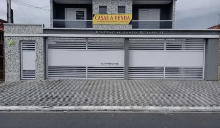Casa em condomínio fechado com 2 quartos à venda na Rua Nossa Senhora de Praia Grande, Vila Caiçara, Praia Grande por R$ 320.000