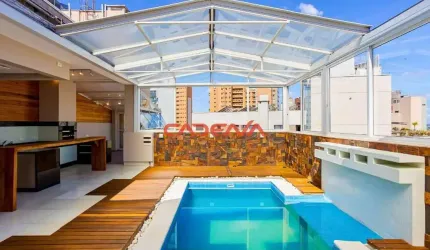 Cobertura com 3 quartos e 3 vagas à venda no Batel