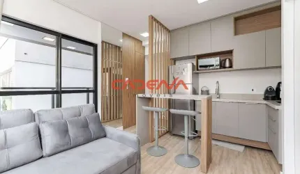 Apartamento com 1 quarto e 1 vaga para aluguel no Batel