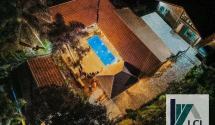 Chácara para alugar, 1000 m² por R$ 800/dia p/ 20 pessoas - Potuverá - Itapecerica da Serra/SP