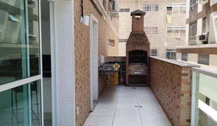 Apartamento com 3 dormitórios à venda, 98 m² no Marapé - Santos/SP