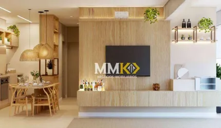 Apartamento com 2 dormitórios à venda, 48 m²Novo Residencial do Valongo - Santos/SP