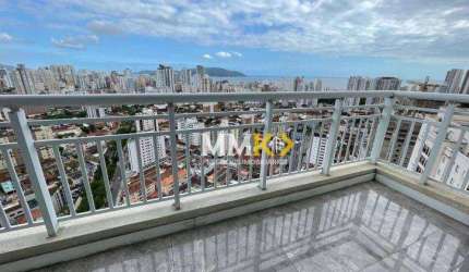 Cobertura com 4 dormitórios à venda, 290 m² no Marapé - Santos/SP