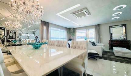 Apartamento com 3 dormitórios à venda, 207 m²  no  Pompéia - Santos/SP