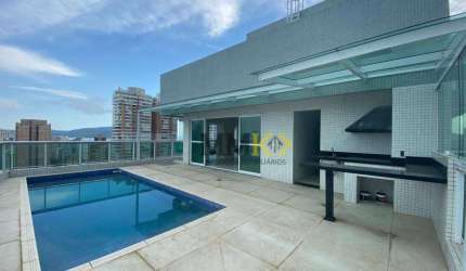 Cobertura com 3 dormitórios à venda, 289 m² no Gonzaga - Santos/SP