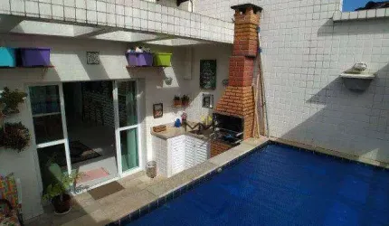 Cobertura com 3 dormitórios - Bairro Marapé - Santos/SP