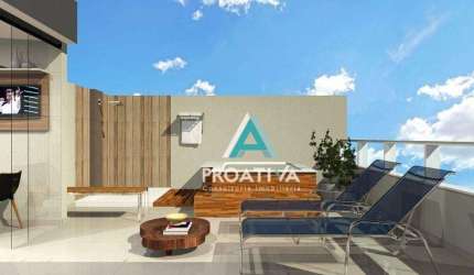 Cobertura com 2 dormitórios à venda, 100 m² por R$ 595.000,05 - Campestre - Santo André/SP