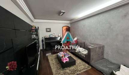 Sobrado com 3 dormitórios à venda, 220 m² - Campestre - Santo André/SP