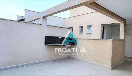 Cobertura à venda, 84 m² por R$ 520.000,00 - Campestre - Santo André/SP