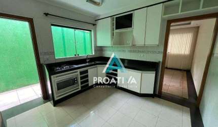 Casa com 2 dormitórios para alugar, 98 m² por R$ 2.908,39 - Parque das Nações - Santo André/SP