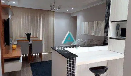 Apartamento com 3 dormitórios à venda, 65 m² - Vila Palmares - Santo André/SP