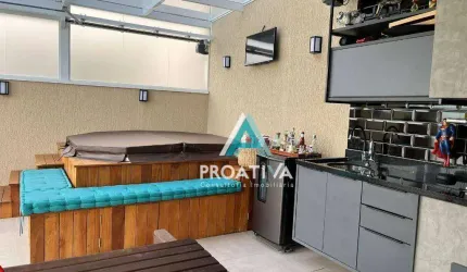 Cobertura com 3 dormitórios à venda, 165 m² - Campestre - Santo André/SP