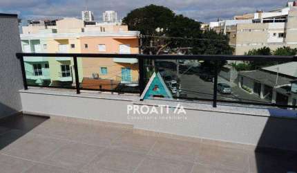 Cobertura com 2 dormitórios à venda, 86 m² por R$ 589.000,00 - Paraíso - Santo André/SP