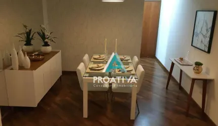 Apartamento com 3 dormitórios à venda, 86 m² - Vila Alzira - Santo André/SP