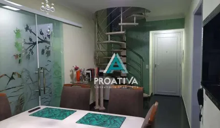 Cobertura à venda, 103 m² por R$ 695.000,05 - Casa Branca - Santo André/SP