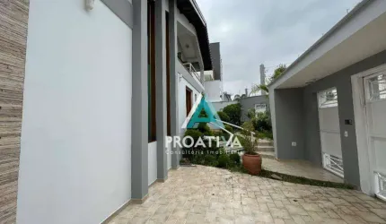 Sobrado com 3 dormitórios, 495 m² - ve ou aluguel - Vila Scarpelli - Santo André/SP