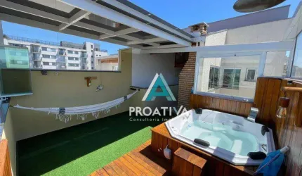 Cobertura com 2 dormitórios à venda, 86 m²  - Santa Maria - Santo André/SP