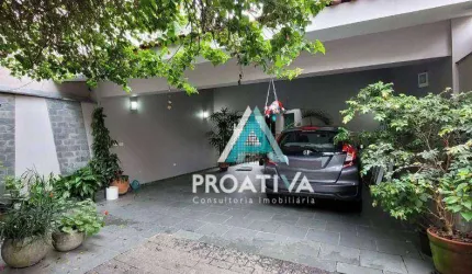 Sobrado com 3 dormitórios à venda, 301 m²  - Vila Valparaíso - Santo André/SP