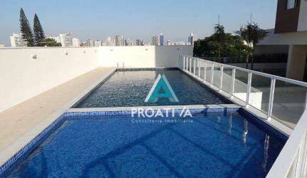Apartamento com 2 dormitórios à venda, 60 m²- Campestre - Santo André/SP