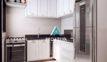 Apartamento com 2 dormitórios à venda, 62 m² - Paraíso - Santo André/SP