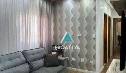 Cobertura com 3 dormitórios à venda, 140 m²- Vila Pires - Santo André/SP