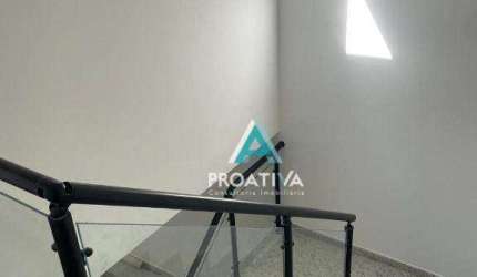 Sobrado com 3 dormitórios à venda, 138 m² - Vila Alto de Santo André - Santo André/SP