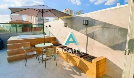 Cobertura com 3 dormitórios à venda, 150 m²  - Vila Valparaíso - Santo André/SP