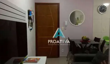 Apartamento com 2 dormitórios à venda, 55 m² - Parque das Nações - Santo André/SP