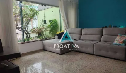 Sobrado com 3 dormitórios à venda, 237 m²  - Jardim - Santo André/SP