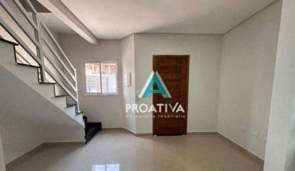 Sobrado com 2 dormitórios à venda, 50 m² - Parque Novo Oratório - Santo André/SP