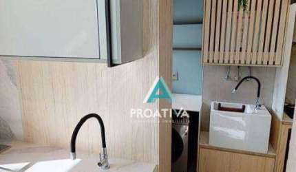 Apartamento com 2 dormitórios à venda, 75 m² por R$ - Campestre - Santo André/SP