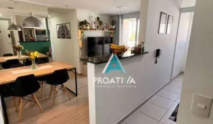 Apartamento com 2 dormitórios à venda, 53 m²  - Planalto - São Bernardo do Campo/SP