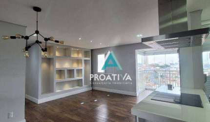 Apartamento com 2 dormitórios, 72 m² - Campestre - Santo André/SP
