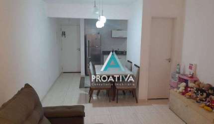 Apartamento com 2 dormitórios à venda, 55 m² - Vila Alto de Santo André - Santo André/SP