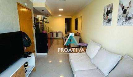 Cobertura com 3 dormitórios à venda, 154 m² - Parque das Nações - Santo André/SP