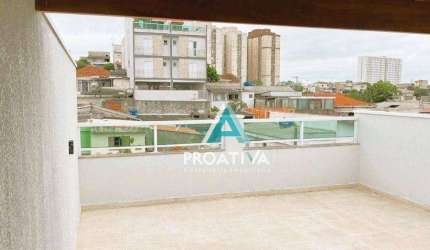 Cobertura com 2 dormitórios à venda, 80 m² por R$ 420.000,00 - Vila Curuçá - Santo André/SP