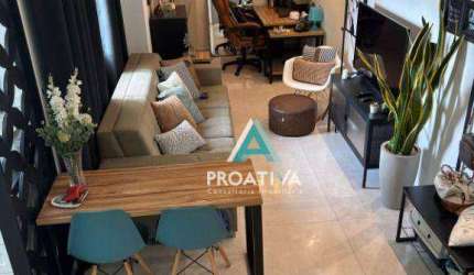 Cobertura com 2 dormitórios à venda, 120 m² - Campestre - Santo André/SP