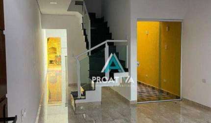 Sobrado com 3 dormitórios à venda, 140 m² - Vila Camilópolis - Santo André/SP