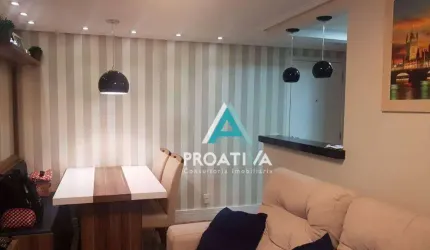 Apartamento com 2 dormitórios à venda, 52 m² por R$ 355.000,05 - Planalto - São Bernardo do Campo/SP