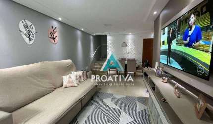 Cobertura com 3 dormitórios à venda, 164 m² - Utinga - Santo André/SP