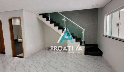 Sobrado com 3 dormitórios à venda, 181 m² por R$ 850.000,00 - Parque Oratório - Santo André/SP