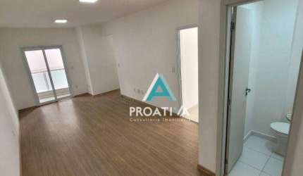 Apartamento com 3 dormitórios para alugar, 98 m² por R$ 4.257,72 - Campestre - Santo André/SP