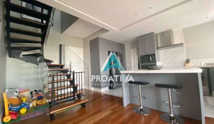 Cobertura com 2 dormitórios à venda, 158 m² - Campestre - Santo André/SP