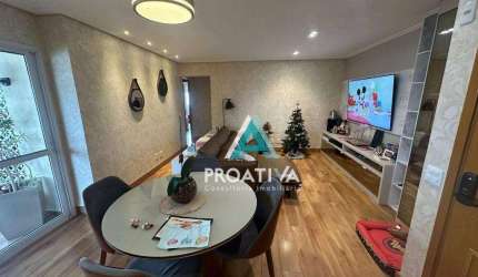 Apartamento com 3 dormitórios à venda, 126 m² - Vila Gilda - Santo André/SP